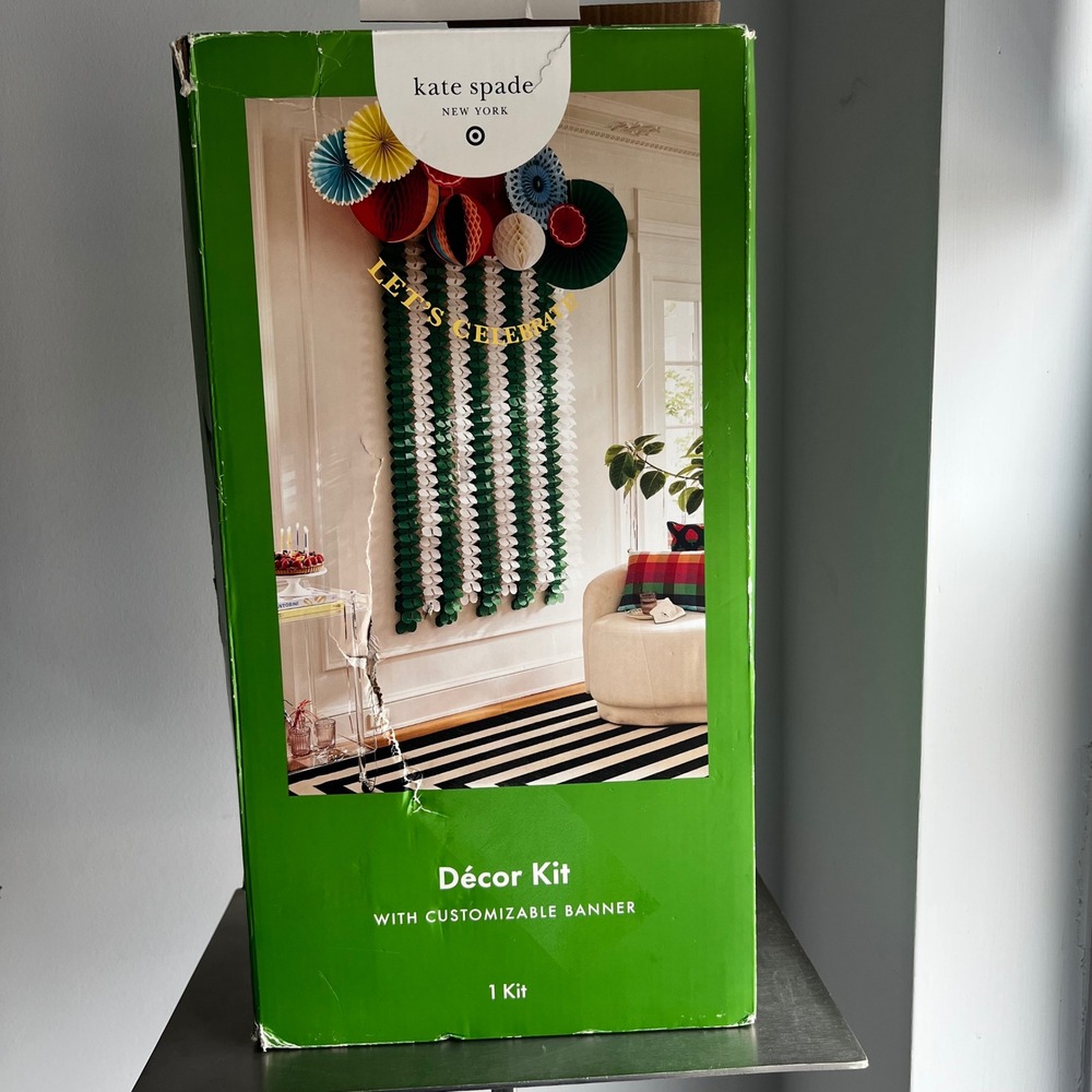 Kate Spade New York Target Decor Kit Customizable Banner Party Supplies New